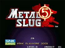 Carátula de Metal Slug 5